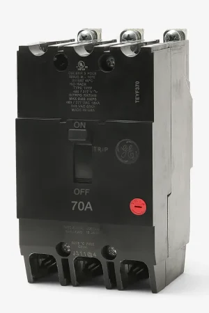 ABB / General Electric TEYF370 - 70A 3 Pole Miniature Circuit Breaker Brand New