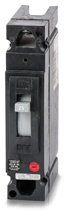 Flash Sale ABB / General Electric THED113025 - 25A 1 Pole Molded Case Circuit Breaker