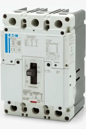 Secure Checkout Eaton / Cutler-Hammer PDG23M0080TFFL - 80A 3 Pole Molded Case Circuit Breaker