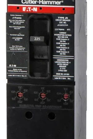 Trending ABB / Thomas & Betts JS360225A - 225A 3 Pole Molded Case Circuit Breaker