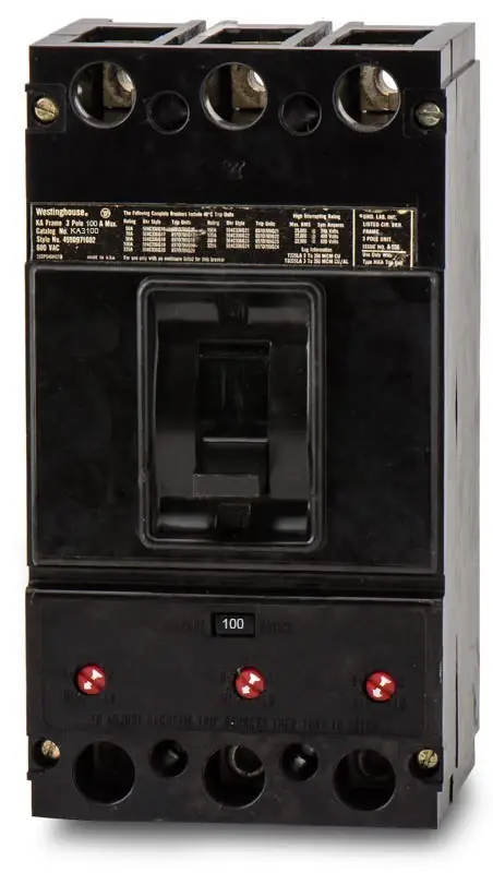 Mega Sale Eaton / Westinghouse KA3100 - 100A 3 Pole Molded Case Circuit Breaker