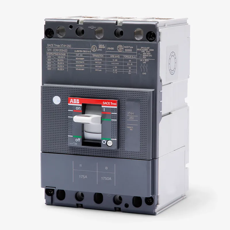 ABB XT4HU3175AFJ000XXX - 175A 3 Pole Molded Case Circuit Breaker Top Pick