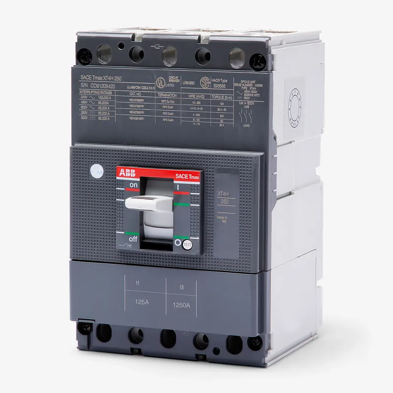 ABB XT4HU3125AFJ000XXX - 125A 3 Pole Molded Case Circuit Breaker In Demand