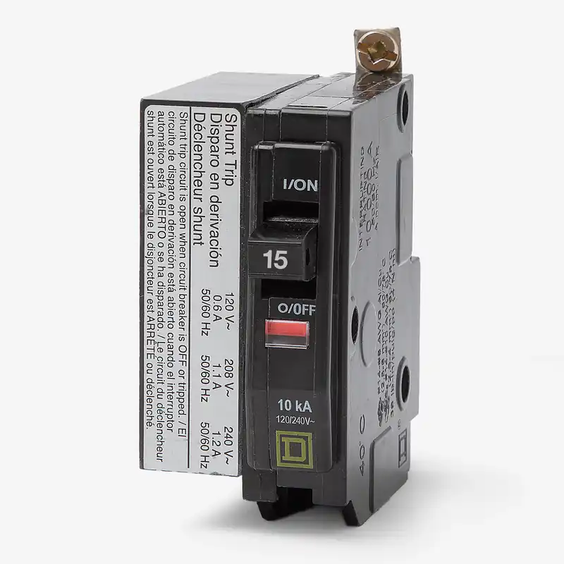 Square D QOB1151021 - 15A 1 Pole Miniature Circuit Breaker Premium