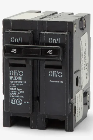 Premium Eaton / Cutler-Hammer BRH245 - 45A 2 Pole Miniature Circuit Breaker