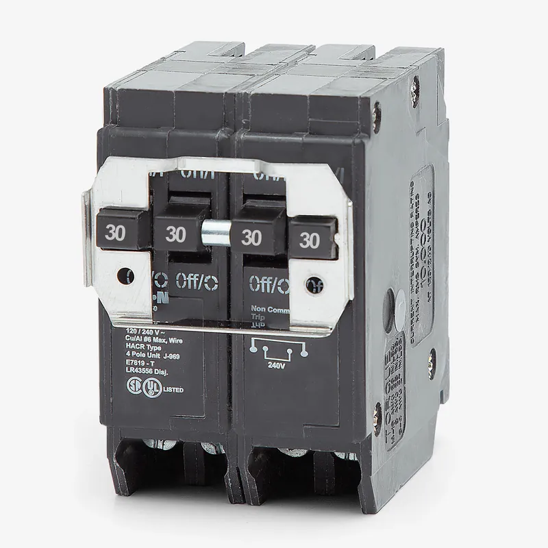 Trending Eaton / Cutler-Hammer BRDC230230 - 30/30A Quadplex Miniature Circuit Breaker