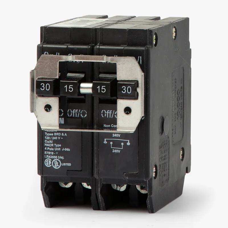 Eaton / Cutler-Hammer BQC230215 - 15/30A Quadplex Miniature Circuit Breaker Final Sale