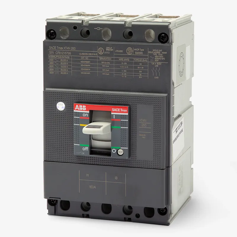 Mega Sale ABB XT4NU3150AFJ000XXX - 150A 3 Pole Molded Case Circuit Breaker