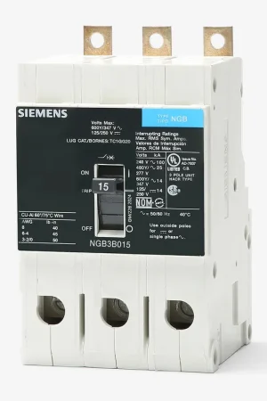 Fan Favorite Siemens NGB3B015 - 15A 3 Pole Molded Case Circuit Breaker