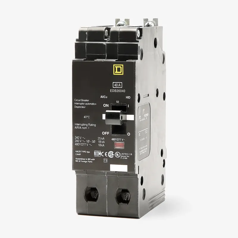 Square D EDB26040 - 40A 2 Pole Molded Case Circuit Breaker Top Pick