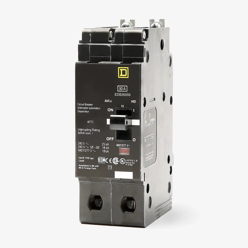 Professional Grade Square D EDB26050 - 50A 2 Pole Miniature Circuit Breaker