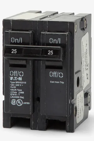 While Supplies Last Eaton / Cutler-Hammer BRH225 - 25A 2 Pole Miniature Circuit Breaker