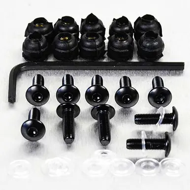 Clearance Aluminium Screen Kit (4mm Italian Bikes) 10 Bolts