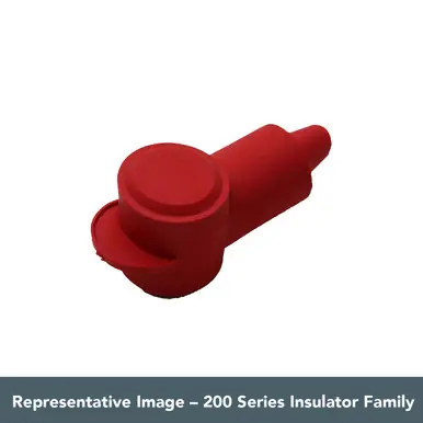 Best Choice 222N2F14 VTE - Black FR70 75T Terminal Insulator