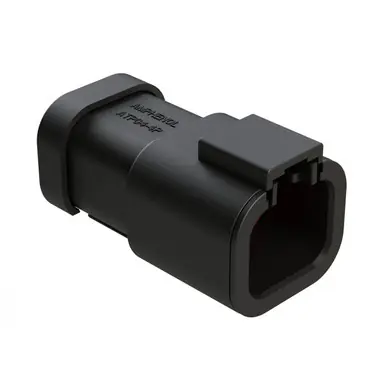 ATP04-4P-MM01BLK Amphenol Sine A Series 4-Pin Male Receptacle Reduced Seal End Cap Black Hot Picks