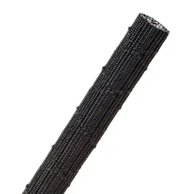BBN0.50BK TechFlex Sleeving, Battle Braid, 1/2 Inch, Black Crafted