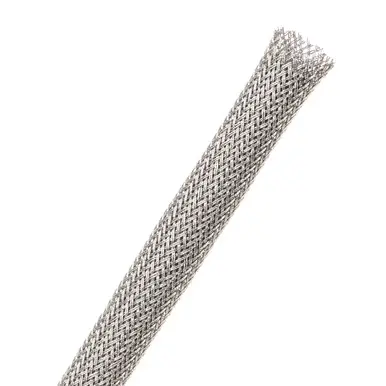 FSN0.38SV TechFlex Sleeving, Braided, EMC Shielded, 3/8 Inch Diameter, Silver, 164ft Spool Top Pick