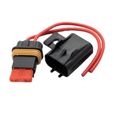 Express Delivery LPR-05B-12R OptiFuse In-Line Fuse Holder for Regular Blade Fuses, 12 AWG, 30A