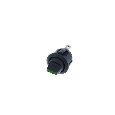 High Quality RA5-1A-DC-2-GL Switch Components - Round Rocker - 4P SPST OFF-ON, Green LED