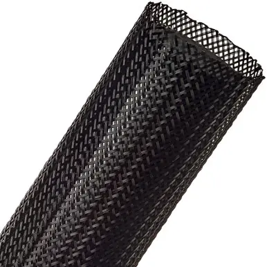 Special Offer PTN1.75BK TechFlex Sleeving, Flexo PET, 1-3/4 Inch, Black, 200ft Spool