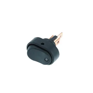 RD2-1A-DC-1-UL Switch Components – Oval Rocker 3P SPST OFF-ON Blue LED Best Price
