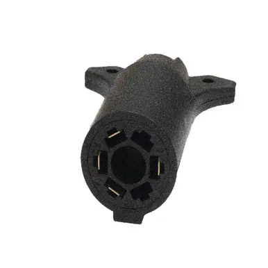 TCAW-74-W Switch Components – Step-Down Adapter 7-Pole RV to 4-Flat w/ Boot Top Rated