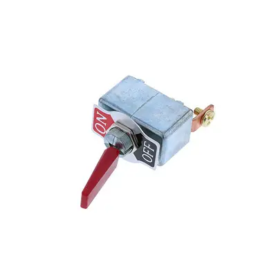 New Release TD1-1A-DC-3-R Switch Components - Heavy Duty Toggle - 2P SPST OFF-ON, Red