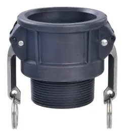 Buchanan Rubber CGB-300-PP Cam and Groove Coupler, 3 in Type B x 3 in MNPT, Polypropylene Top Pick
