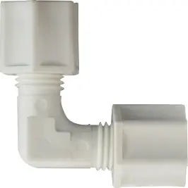Instant Buy Midland Metal 17124P Union Elbows, Plastic Compression, 1/4 Polyprop Compression Elbow, Plastic Fittings