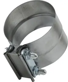 Budget Midland Metal 846500 Lap Clamp, 5 in Nominal, Steel, 76 mm W, 0.7 mm Thick