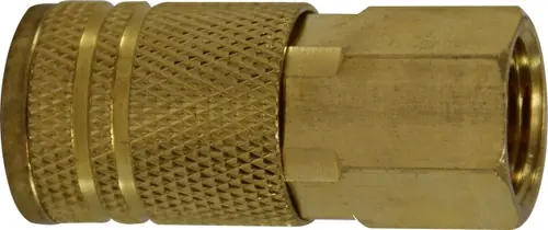 Midland Metal 28541 Industrial Interchange Coupler, 3/8 in FIP, Brass Price Cut