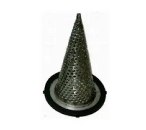 Buchanan Rubber SCR-400-SS304 Round Bottom Hole Cone Strainer, 4 in, Stainless Steel Shop Now