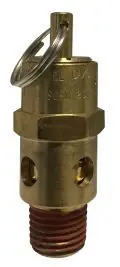Midland Metal 87009 Non-Coded Safety Relief Valve, 1/4 in Nominal, MNPT Connection, 150 psi Pressure Price Drop