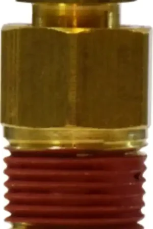Trending Midland Metal 20039 Straight Connector, 1/4 in Tube OD x 1/16 in Male NPTF, Brass