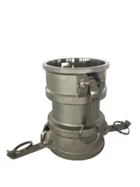 Buchanan Rubber DD-2020-SS Cam and Groove Spool Coupler, 2 in Type D x 2 in FPT, Stainless Steel High Quality