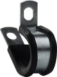 Midland Metal 95318 Rubber Lined Clamp, 1-1/4 in Nominal, Steel Latest