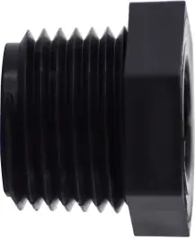 Limited Time Midland Metal 28664P Reducer Hex Bushing, 1/2 in MPT x 3/8 in FPT, Polypropylene