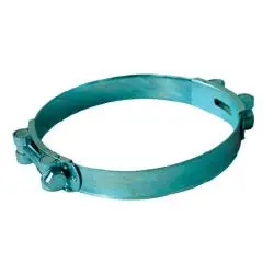 High Quality Buchanan Rubber M10DC-425 Two Bridge Double Bolt Clamp, 425 to 450 mm Nominal, 17.73 in Minimum Clamp Diameter, Steel