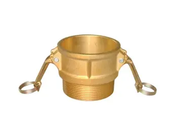 Midland Metal 44928 Cam and Groove Coupler, 4 in Type B x 4 in MIP, Brass Mega Sale