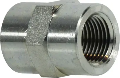 Trusted Brand Midland Metal 500066 Pipe Coupling, 3/8 in FPT x 3/8 in FPT, Steel