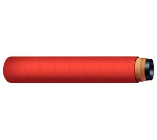 Buchanan Rubber PDR-300 Petroleum Discharge Hose, 100 ft L, 150 psi, Rubber Tube, Red Secure Checkout