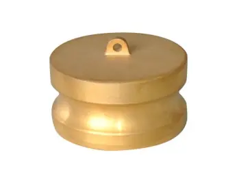 Buchanan Rubber CDP-075-B1 Cam and Groove Dust Plug, 3/4 in Type DP, Brass Clearance