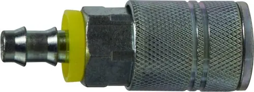 Buy Online Midland Metal 28566S Industrial Interchange Coupler, 3/8 in Push-On Hose Barbed, Steel