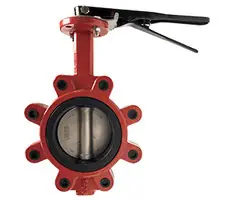 Midland Metal 9660L10 Butterfly Valve, 10 in Nominal, Ductile Iron Body Free Returns