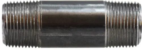 While Supplies Last Midland Metal 57081 Welded Pipe Nipple, 3/4 in MPT x 3/4 in MPT, 1-1/2 in L, Steel, Black, SCH 40 Schedule