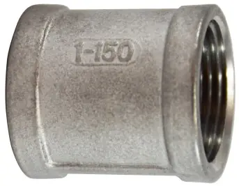 Trending Midland Metal 62420 Banded Coupling, 3 in FPT x 3 in FPT, Stainless Steel, 150 lb