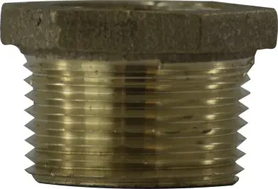 Midland Metal 44501LF Hex Bushing, 3/8 in MPT x 1/8 in FPT, Bronze Special Offer