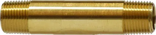 Affordable Midland Metal 28150 Long Nipple, 3/8 in MNPT x 3/8 in MNPT, 2-1/2 in, Brass