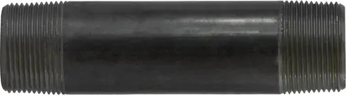 Trusted Brand Midland Metal 57128 Welded Pipe Nipple, 1-1/4 in MPT x 1-1/4 in MPT, 5-1/2 in L, Steel, Black, SCH 40 Schedule