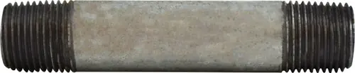 Order Now Midland Metal 56052 Welded Pipe Nipple, 3/8 in MPT x 3/8 in MPT, 8 in L, Steel, Galvanized, SCH 40 Schedule